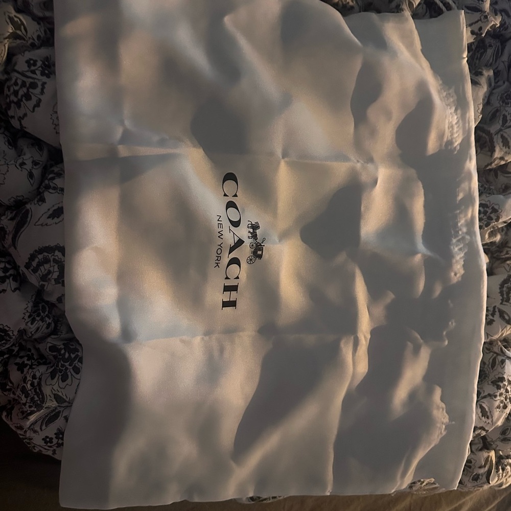 Coach White Dust Bag